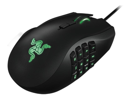 Myszka Razer Naga 2014 czarno-zielona USB (dla leworęcznych)